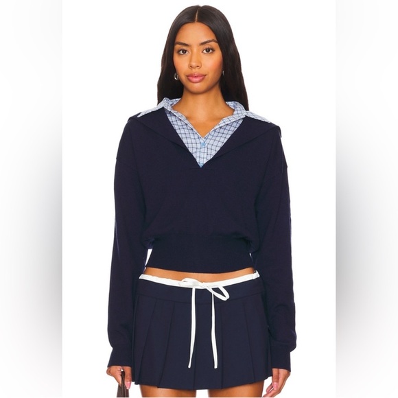 Racquet Club Knit Polo in Navy
LIONESS - Picture 6 of 9